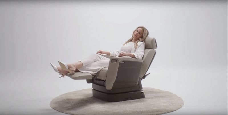 Ergonomic Private Aircraft Seats