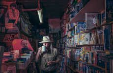 Explorative Bookstore Photography