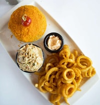Cheese Puff-Coated Burgers Image 2