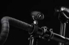 Aerodynamic Handlebar Action Cams