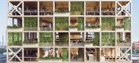 Pixelated Naturalistic Facade Concepts Image 2