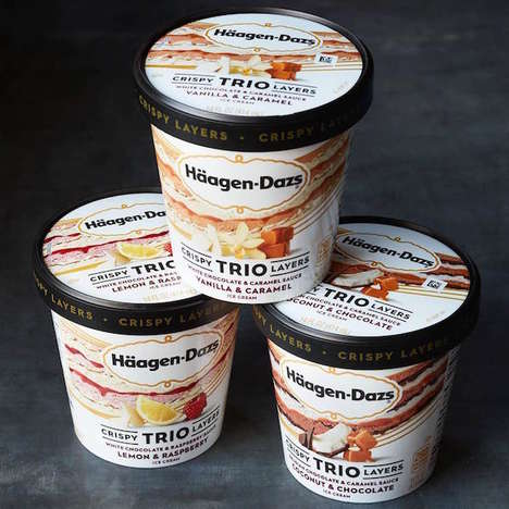 Triple-Layer Ice Cream Flavors