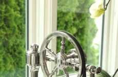 Luxurious Wheel Pulldown Faucets