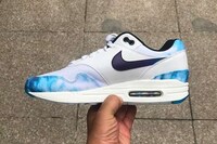 Blue Acid-Washed Sneakers Image 2