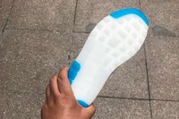 Blue Acid-Washed Sneakers Image 6
