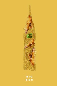 Food-Based Landmark Illustrations Image 2