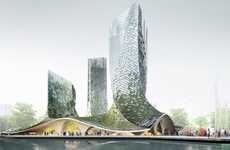 Algae-Covered Glass Tower Concepts