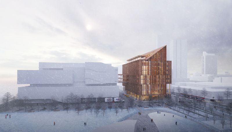 Waterfront Timber Buildings
