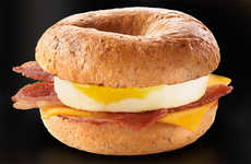 Fast Food Breakfast Bagels