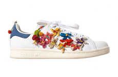 Fabric-Embroidered Footwear Capsules