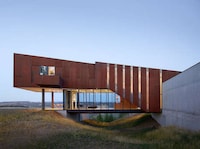 Rusted Cantilevered Homes Image 2
