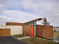 Rusted Cantilevered Homes Image 7