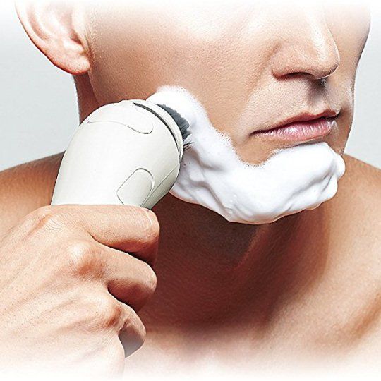 Skin-Scrubbing Shaving Brushes