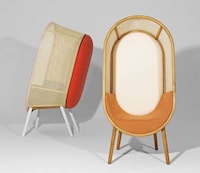 Midcentury Boho Lounge Chairs Image 4