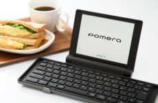 Folding E-Ink Typewriters