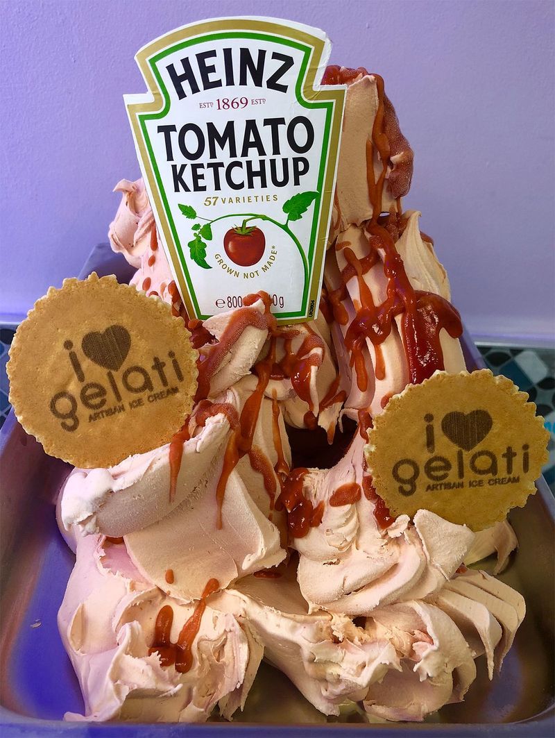 Condiment-Flavored Ice Creams