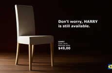 Royal-Referencing Chair Ads