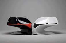 Sculptural Cantilever Seating