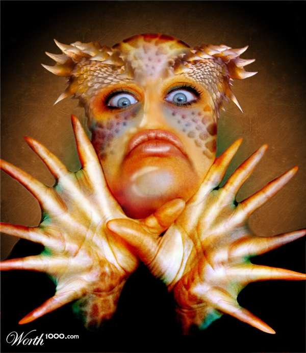 Freaky Photoshopped Aliens