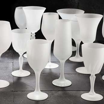 Stylish Recycled Wine Glasses