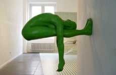 Contorted Green Figurines