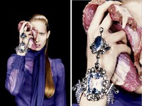 Models Wearing Raw Meat Image 2