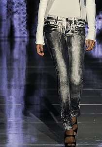 Faux Denim Leggings