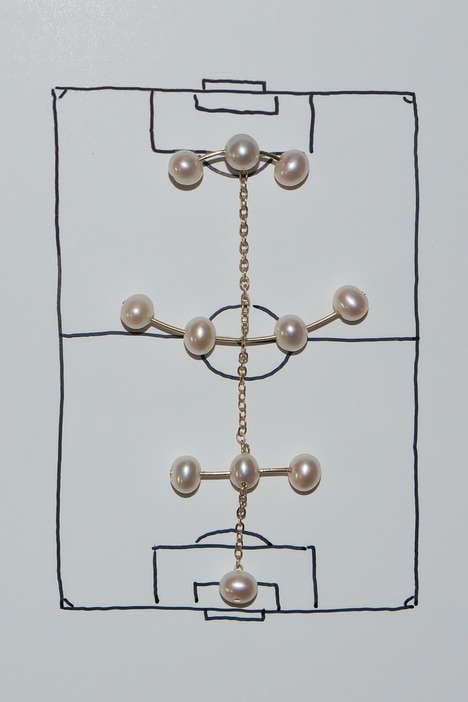 Football Field Earring Formations