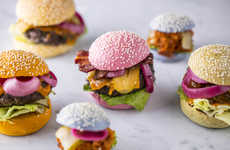 Vibrant Aesthetically Pleasing Burgers