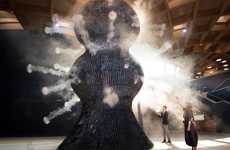 Gigantic Ceramic Breathing Sculptures
