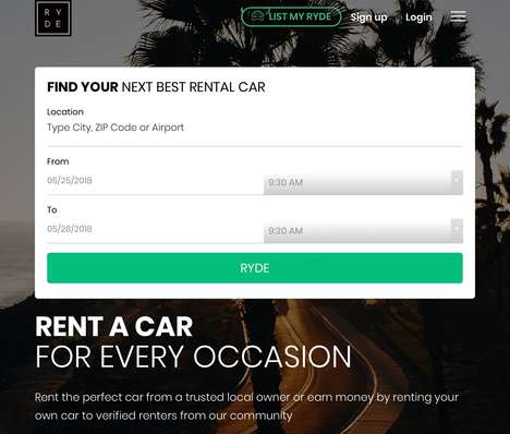 P2P Car Rental Platforms