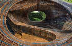 Swirling Amorphous Pavilions