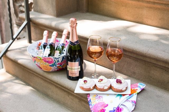 Rosé-Infused Donuts