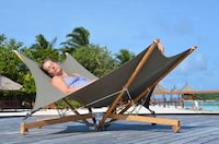 Foldable Bamboo Hammock Chairs Image 2