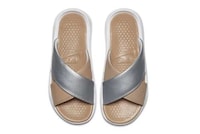 Metallic Slip-On Sandals Image 2