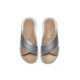 Metallic Slip-On Sandals Image 2