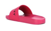 Boldly Branded Hot Pink Slides Image 2