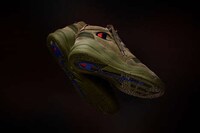 Stonewashed Leather Sneakers Image 4