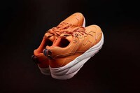 Stonewashed Leather Sneakers Image 8