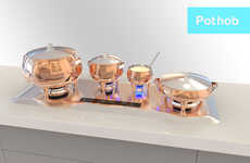 Legged Meal-Serving Cookware