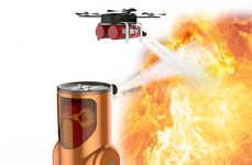 Automated Fire-Extinguishing Robots