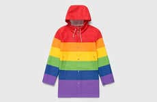 Pride-Honoring Rainbow Raincoats