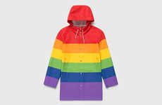 Pride-Honoring Rainbow Raincoats
