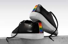 Rainbow-Motif Pride Sneakers