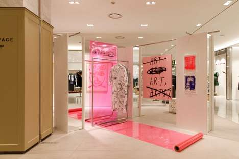 Artful In-Store Pop-Ups