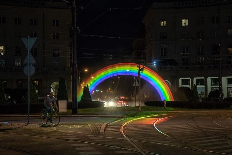 Water-Light Rainbow Installations