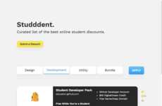 Crowdsourced Scholar Discount Sites