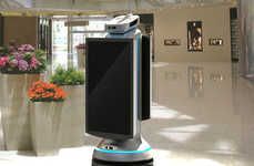 Interactive Airport Robot Kiosks