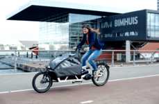 Comfy Kid-Carrying E-Bikes