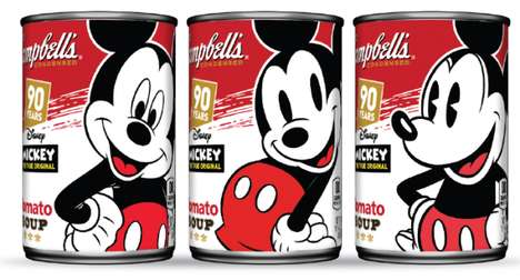 Cartoon-Honoring Soup Packaging
